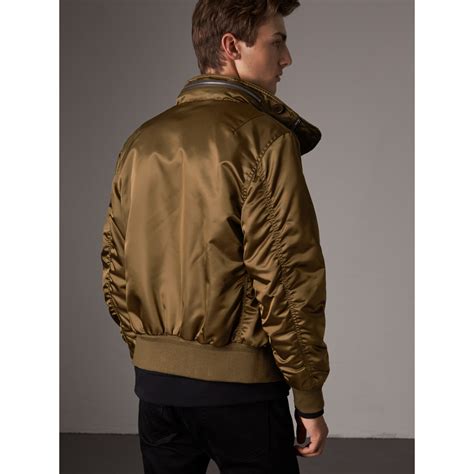 bomber jacket burberry|Burberry nylon bomber jacket.